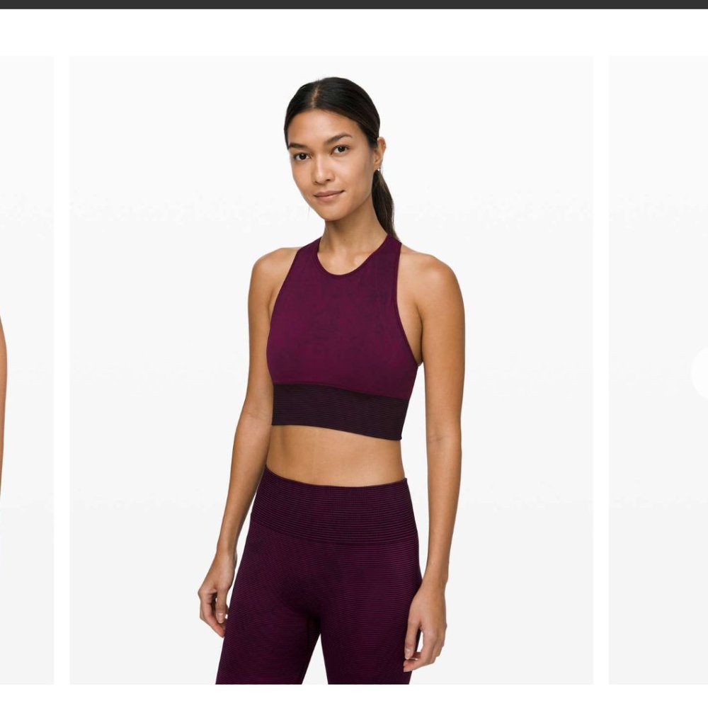 Lululemon Ebb to Train Bra *Wash Size 6